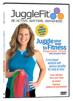 Learn to Juggle with JuggleFit Beginner DVD featuring Heather Wolf